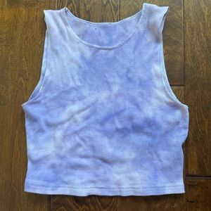 Purple Tie Dye Top